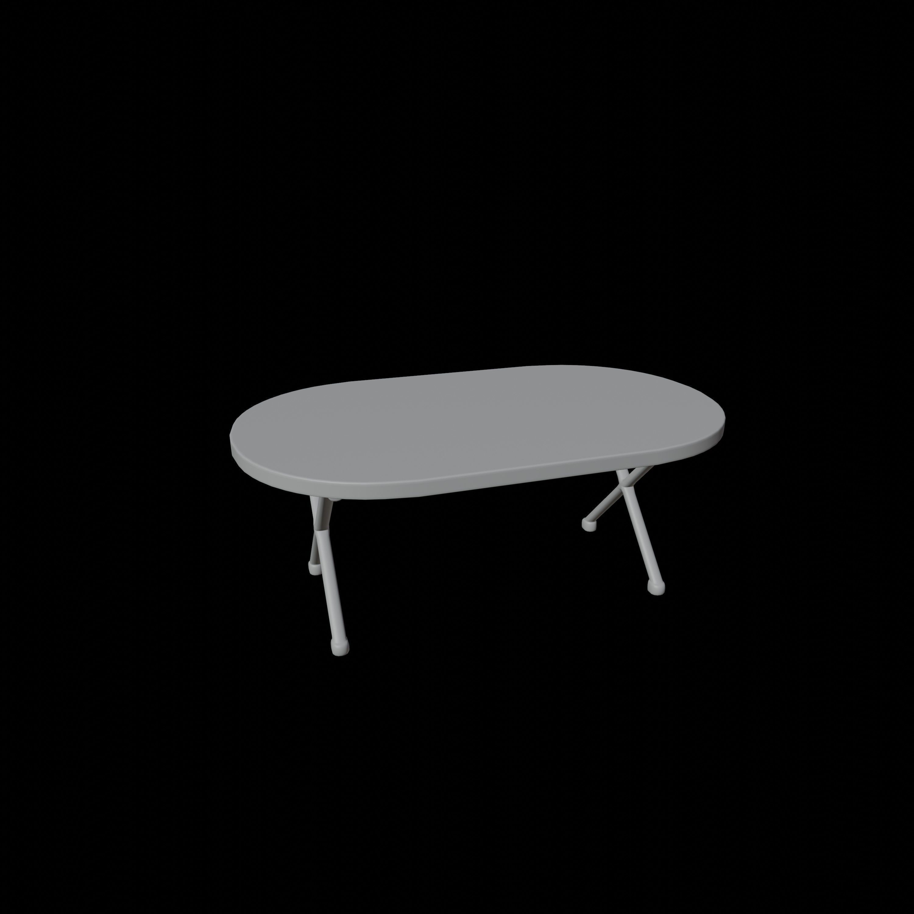 Small Table  3D model_3