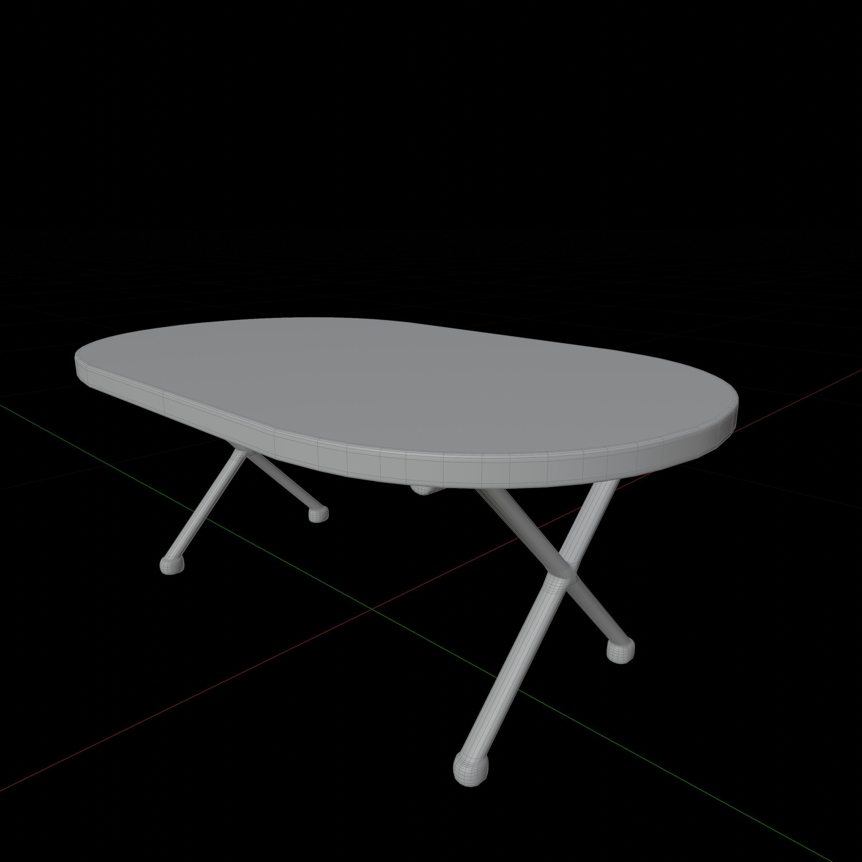 Small Table  3D model_4