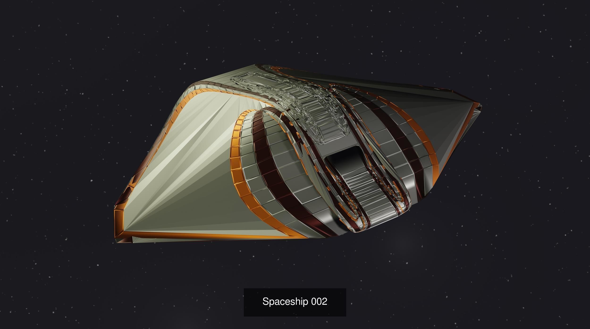 SCi-Fi set spaceship 3D Model Collection_7