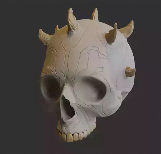 Darth Maul character Skull from star wars ready to print