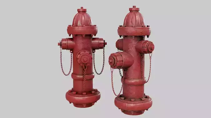 Fire Hydrant High poly