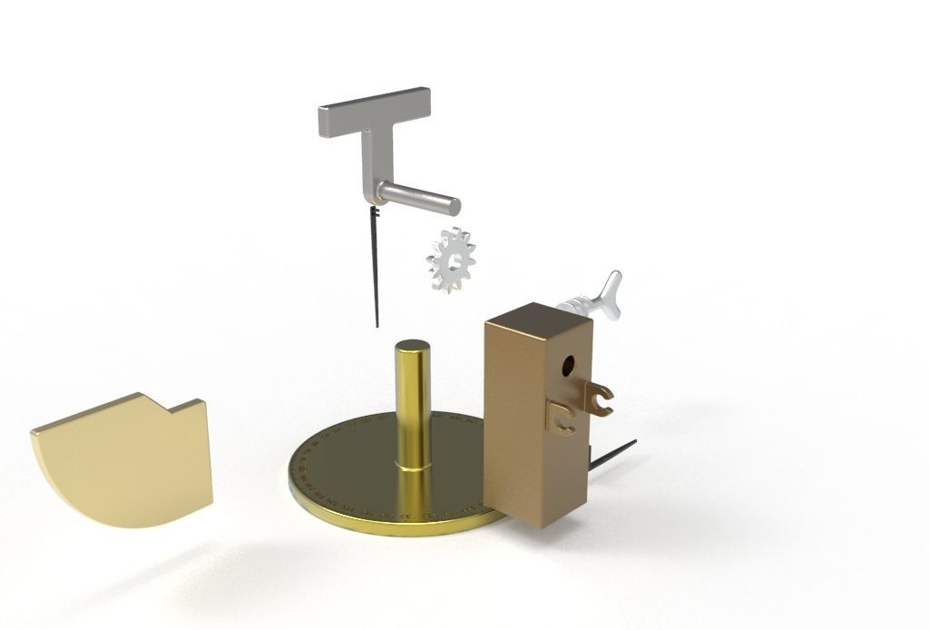 tracking system 3D print model_21