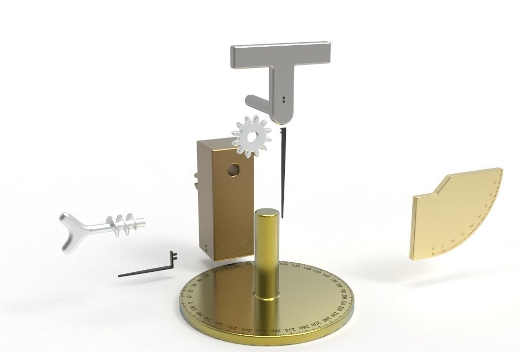 tracking system 3D print model_18