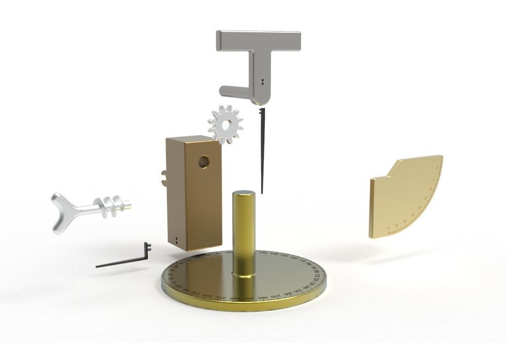 tracking system 3D print model_26