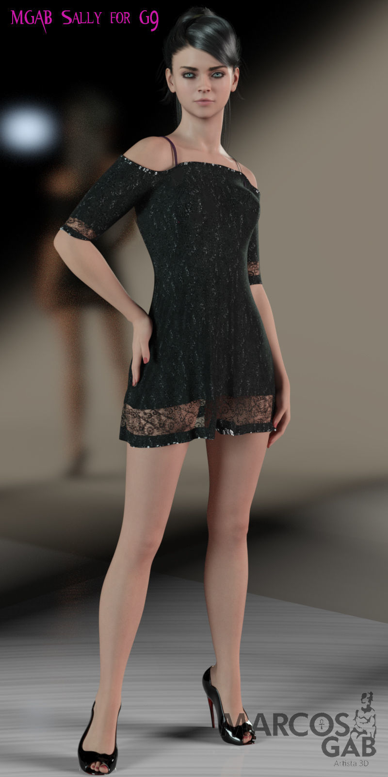 MGAB Sally for Genesis 9 3D model_20