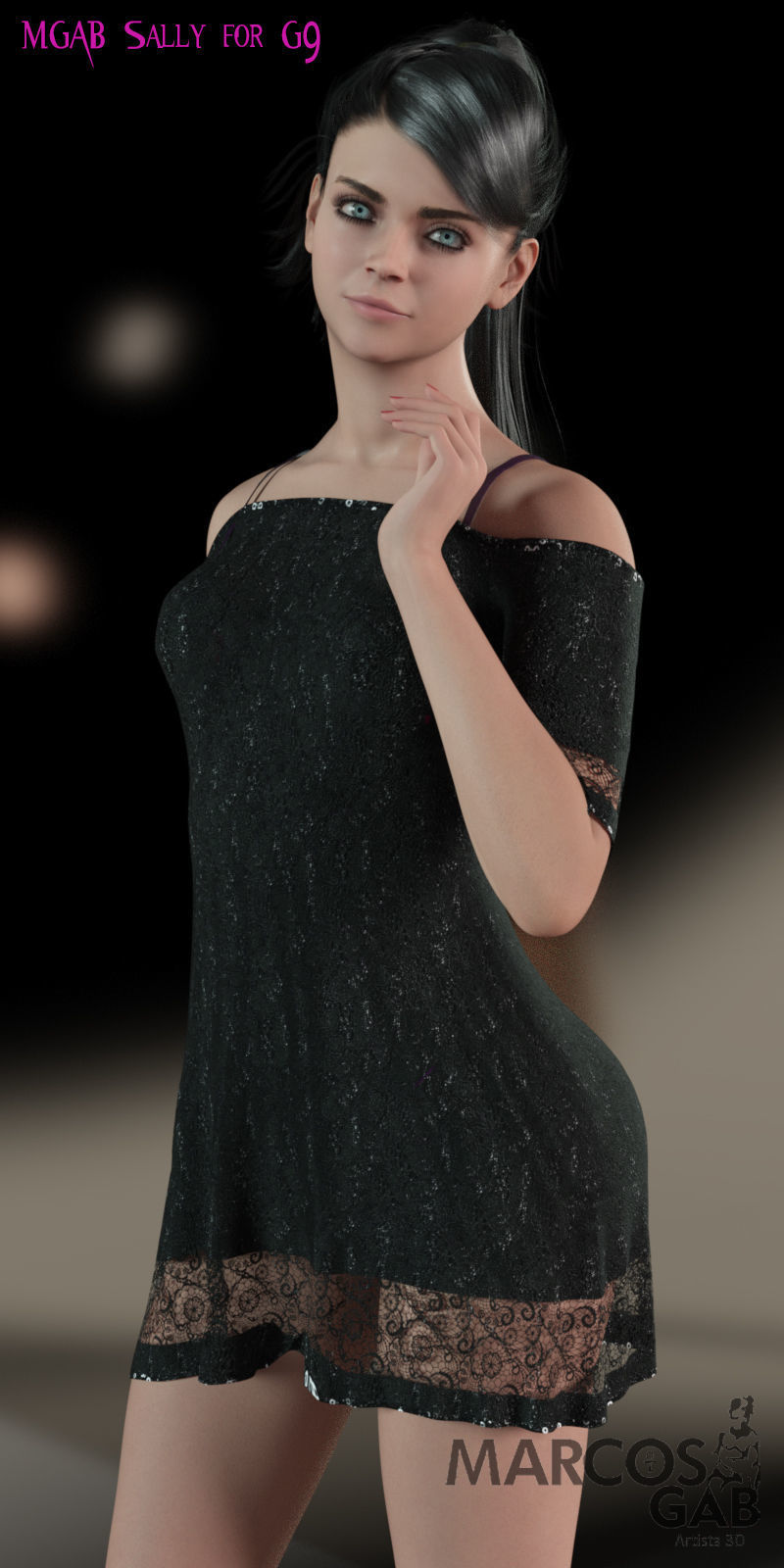 MGAB Sally for Genesis 9 3D model_18