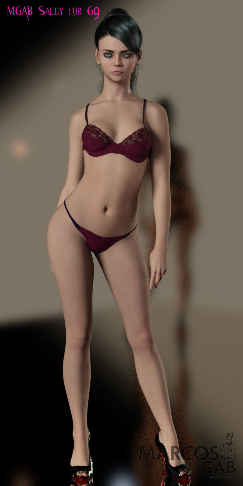 MGAB Sally for Genesis 9 3D model_10