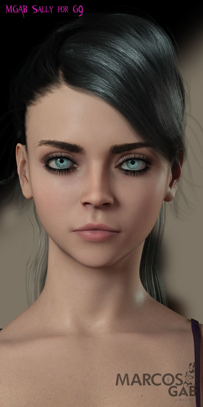 MGAB Sally for Genesis 9 3D model_3