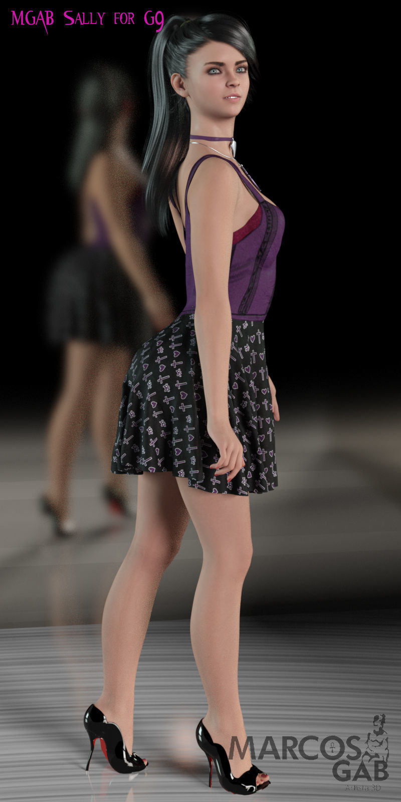 MGAB Sally for Genesis 9 3D model_15