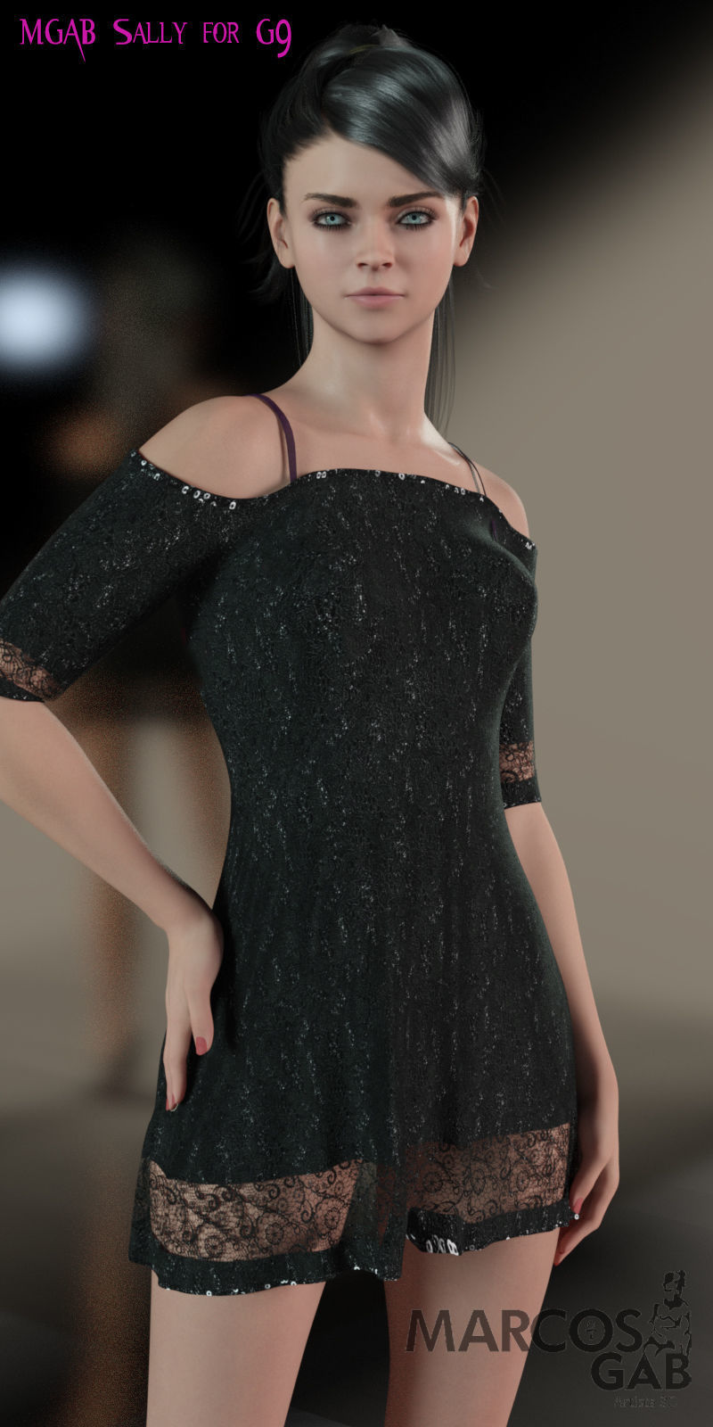 MGAB Sally for Genesis 9 3D model_25