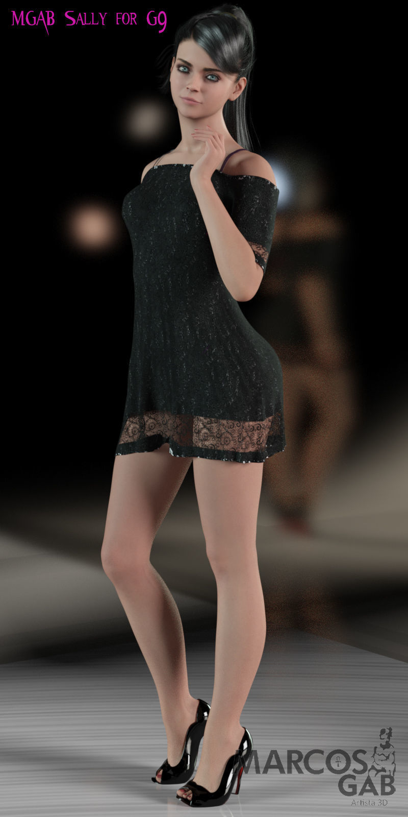 MGAB Sally for Genesis 9 3D model_17