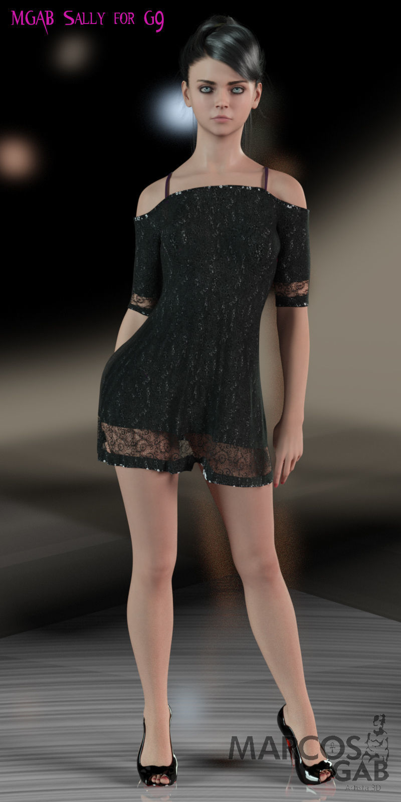 MGAB Sally for Genesis 9 3D model_27
