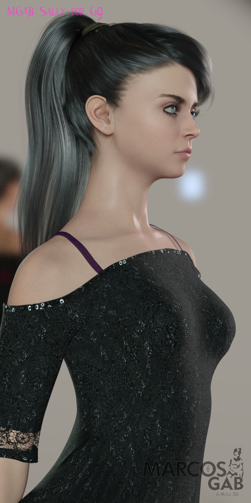 MGAB Sally for Genesis 9 3D model_7