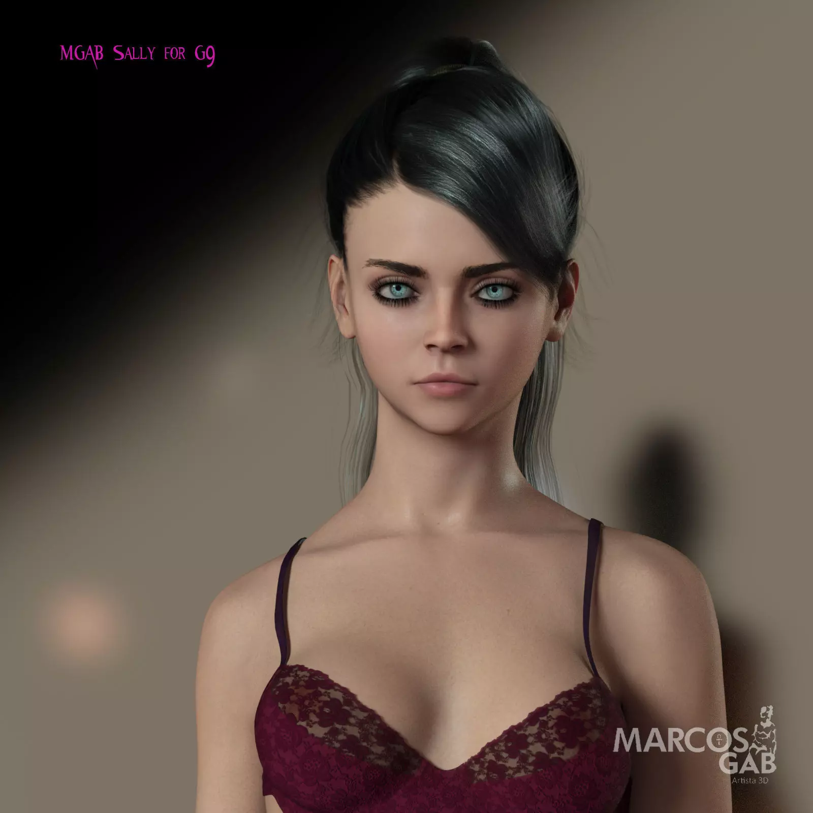 MGAB Sally for Genesis 9 3D model_0