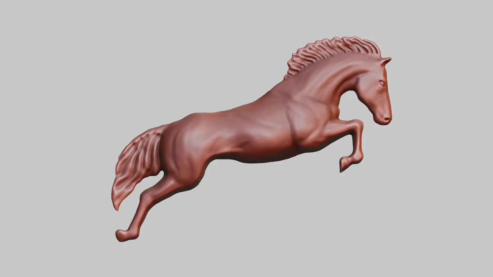 Horse Art CNC- ArtCam 3D print model_0