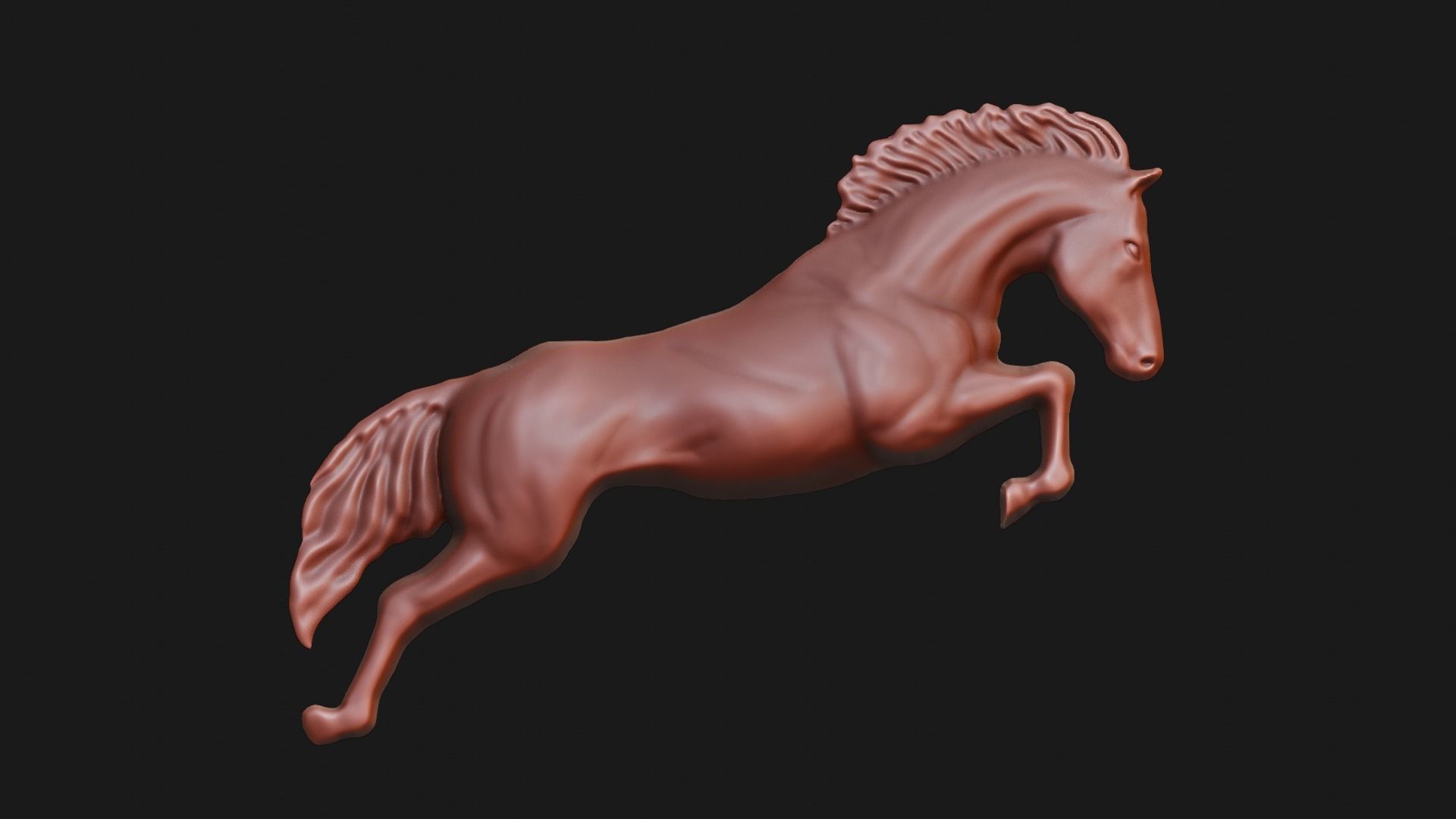 Horse Art CNC- ArtCam 3D print model_7