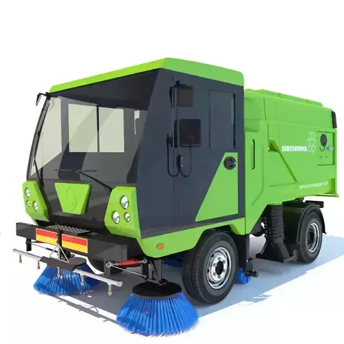 Street Sweeper Scarab 3D model