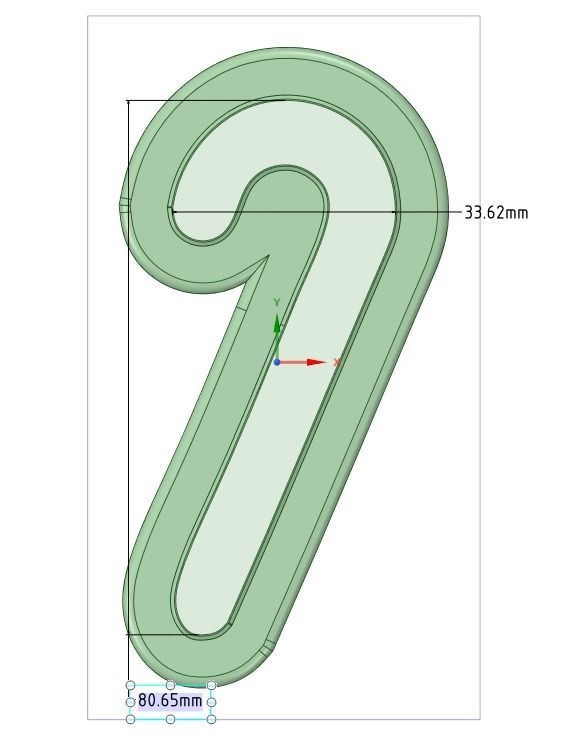 candy cookie cutter 3D print model_1
