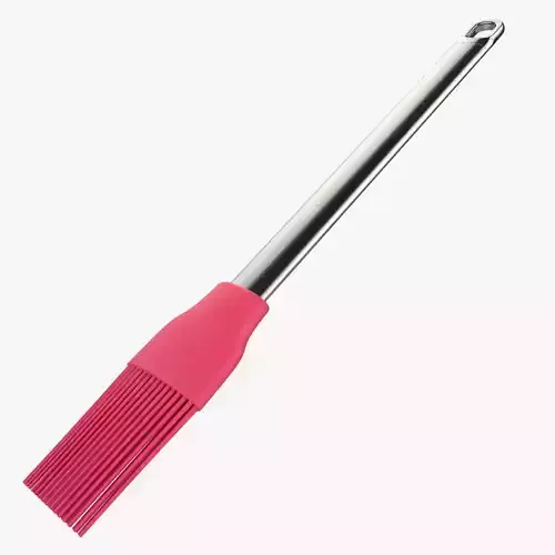 Silicone Basting Brush Low High Poly