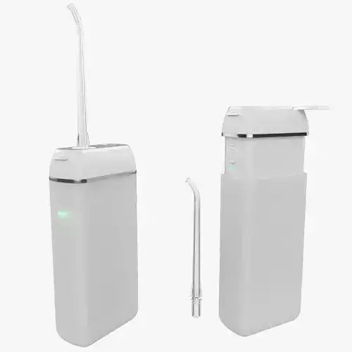 Water Flosser Oral Irrigator Low High Poly 3D model