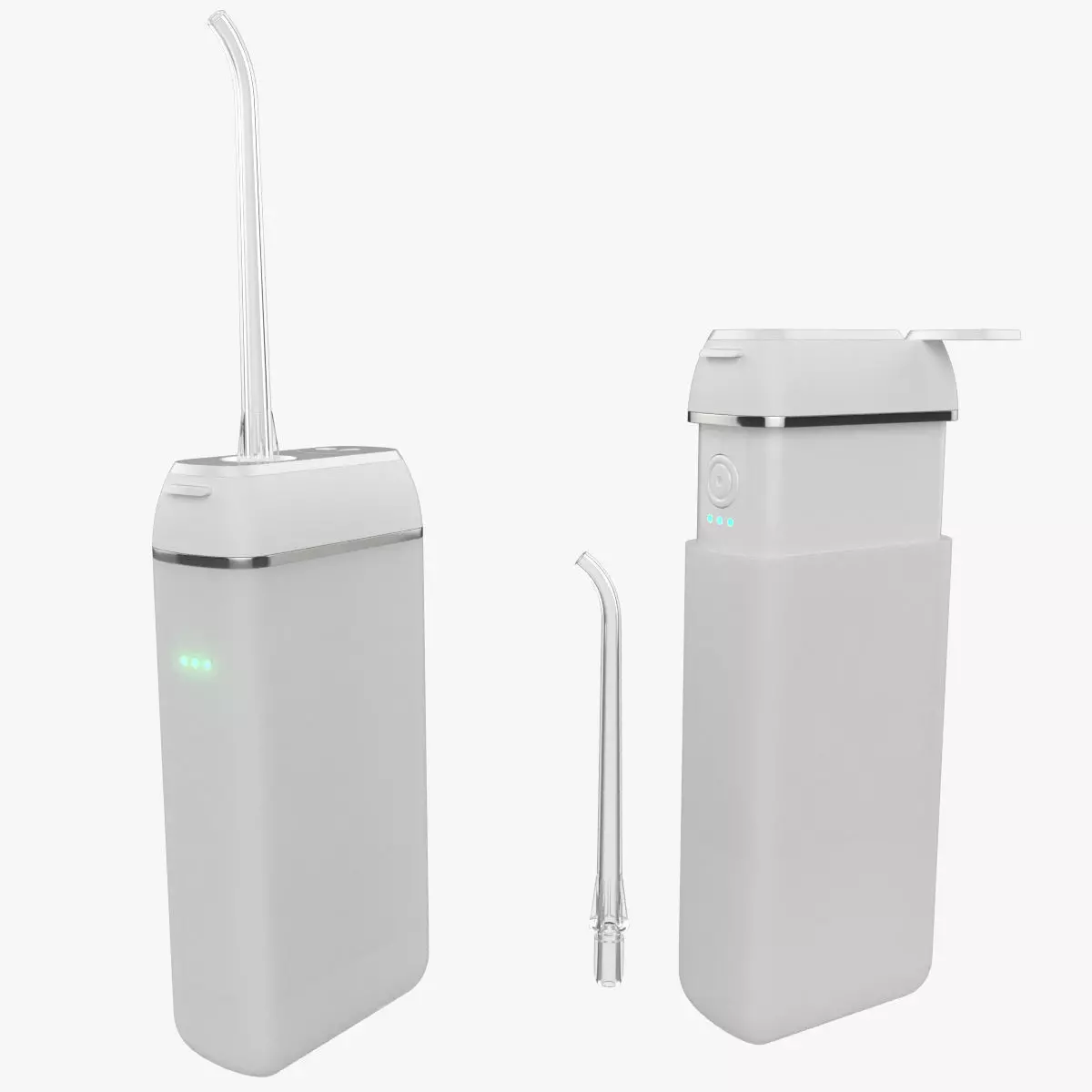 Water Flosser Oral Irrigator Low High Poly 3D model_0