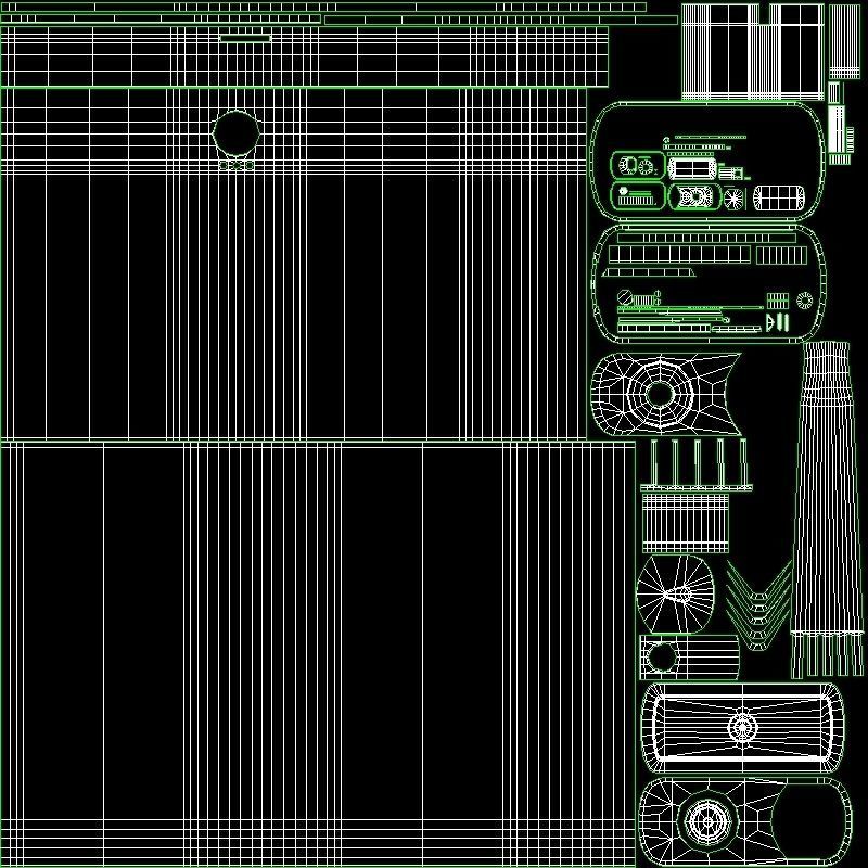 Water Flosser Oral Irrigator Low High Poly 3D model_14