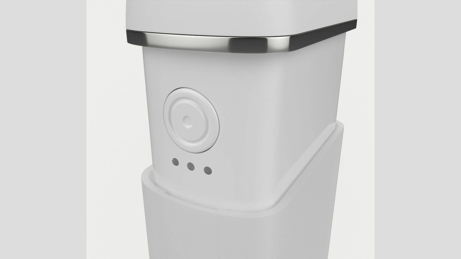 Water Flosser Oral Irrigator Low High Poly 3D model_10