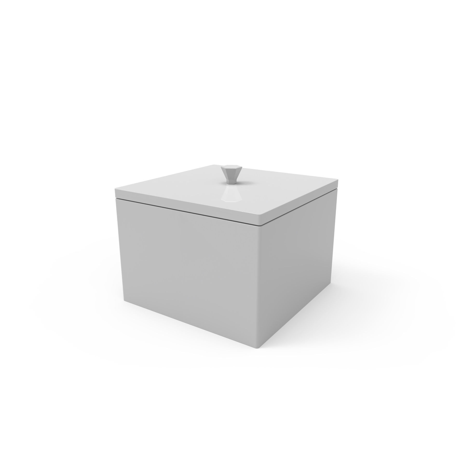 wooden box 3D model_1