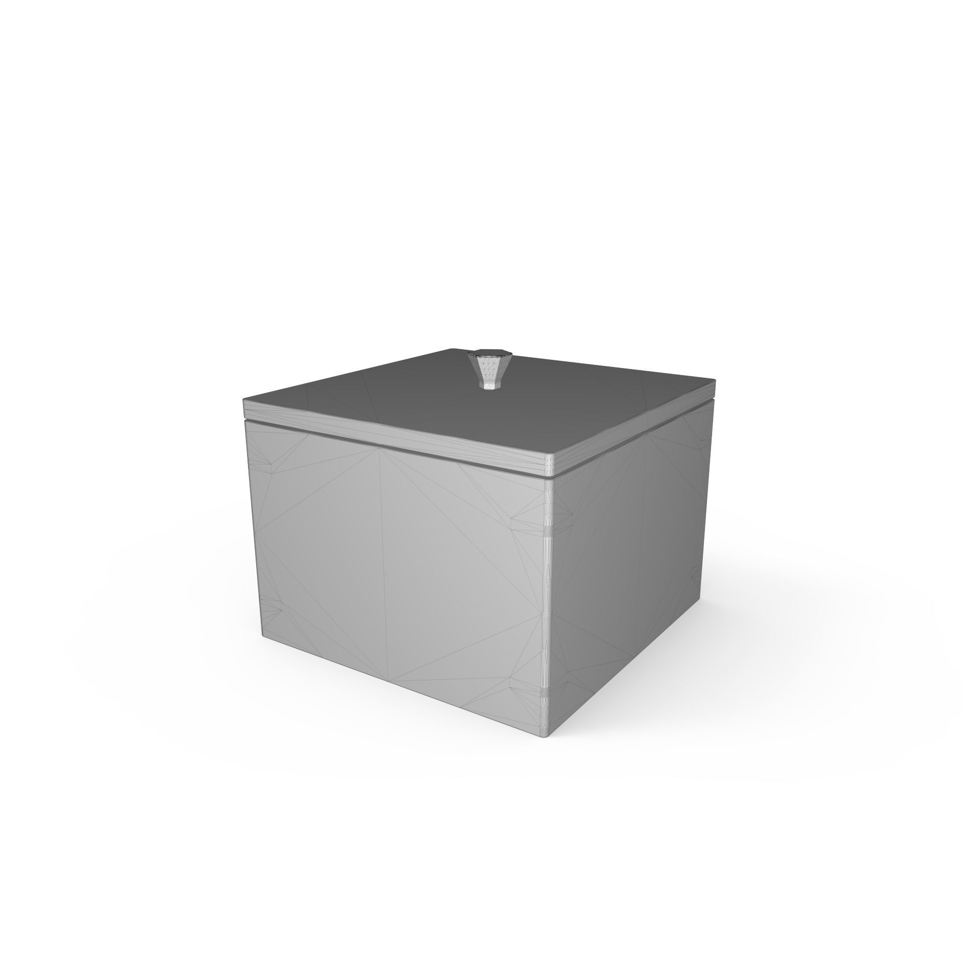 wooden box 3D model_3