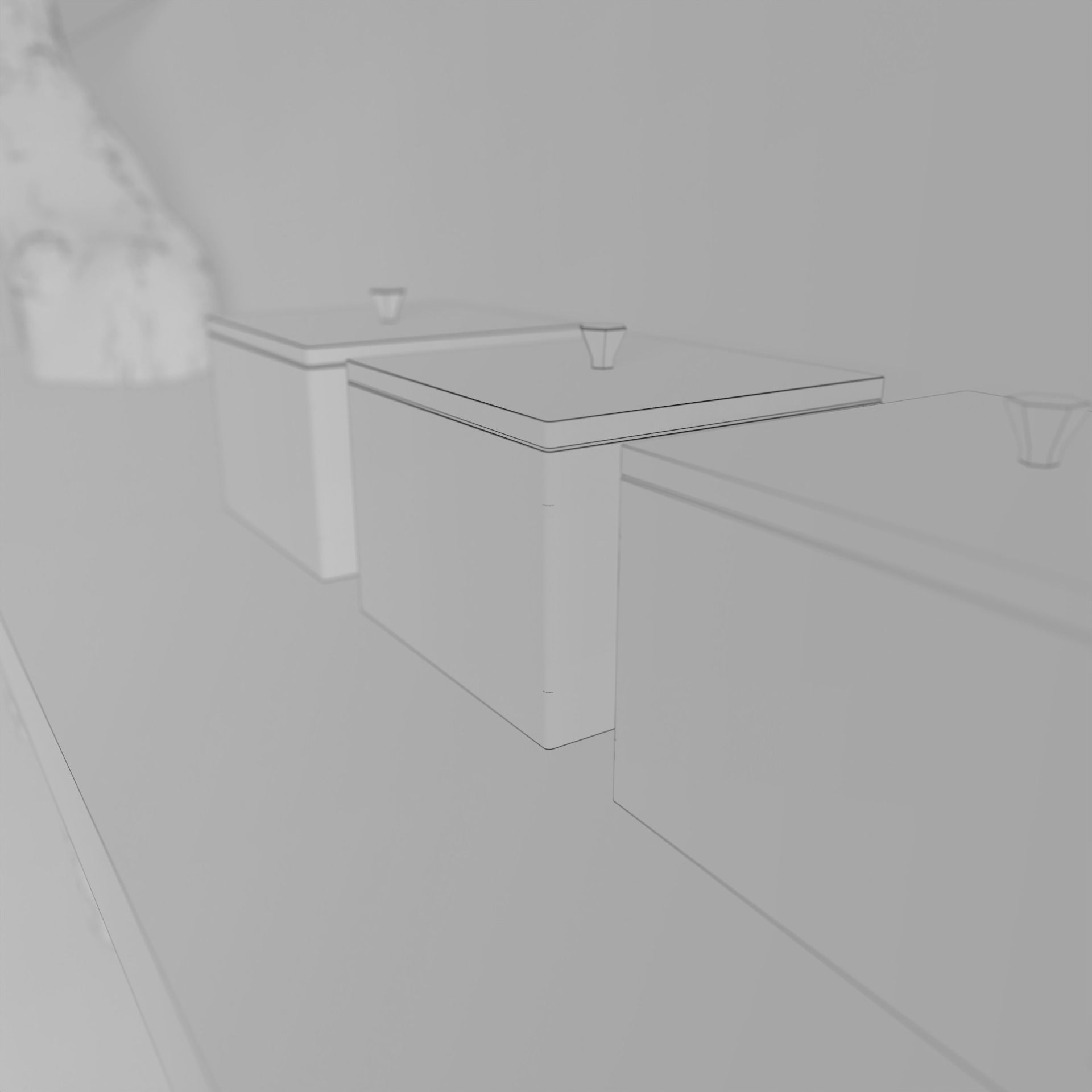 wooden box 3D model_6