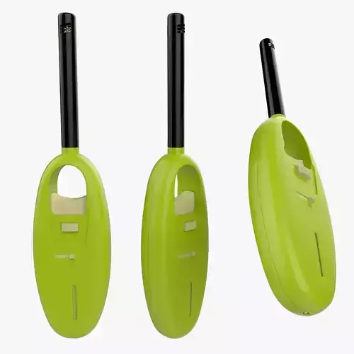 Kitchen Gas Lighter High Low Poly