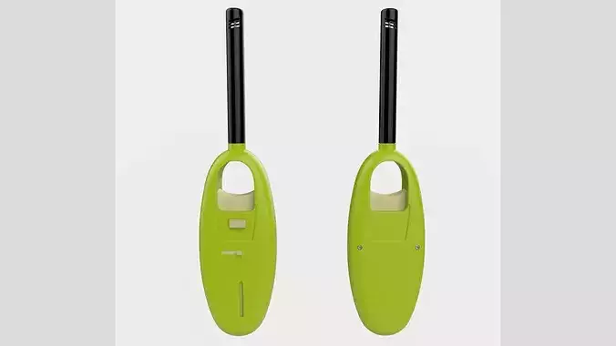 Kitchen Gas Lighter High Low Poly 3D model 3
