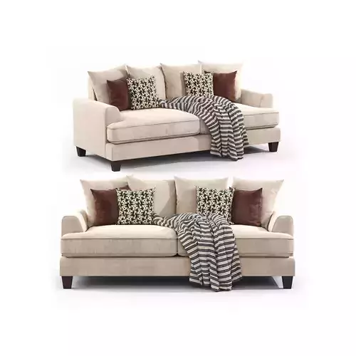 Elsie 3seater sofa 3D model