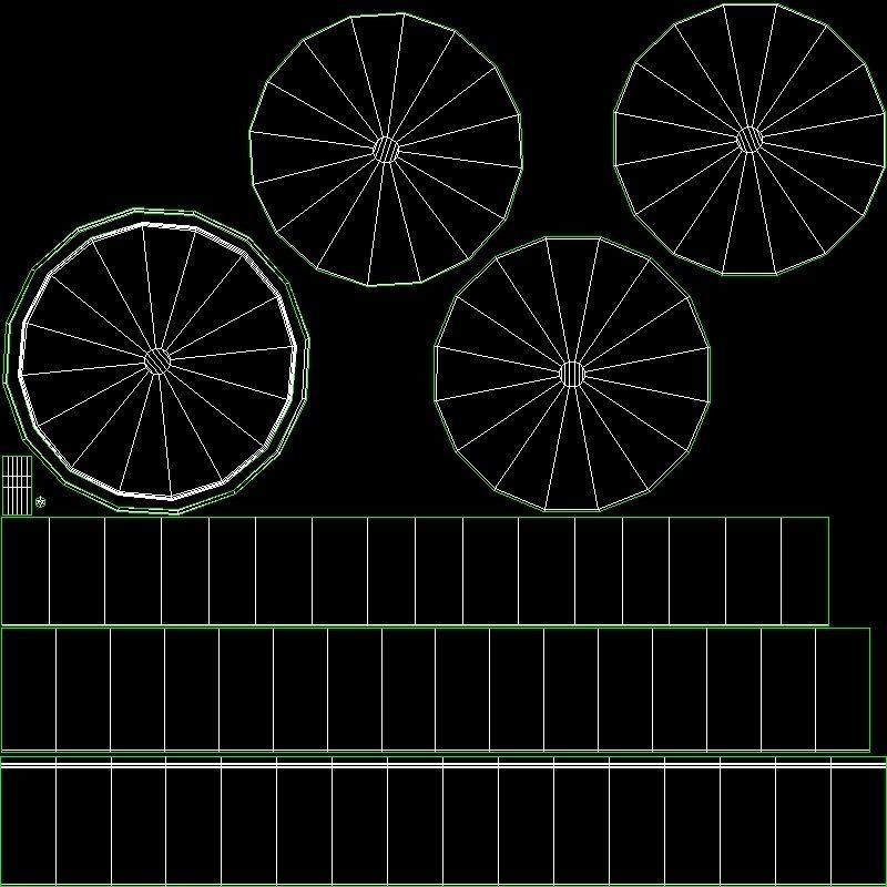 Ceramic Aroma Lamp with Candle Low High Poly 3D model_13