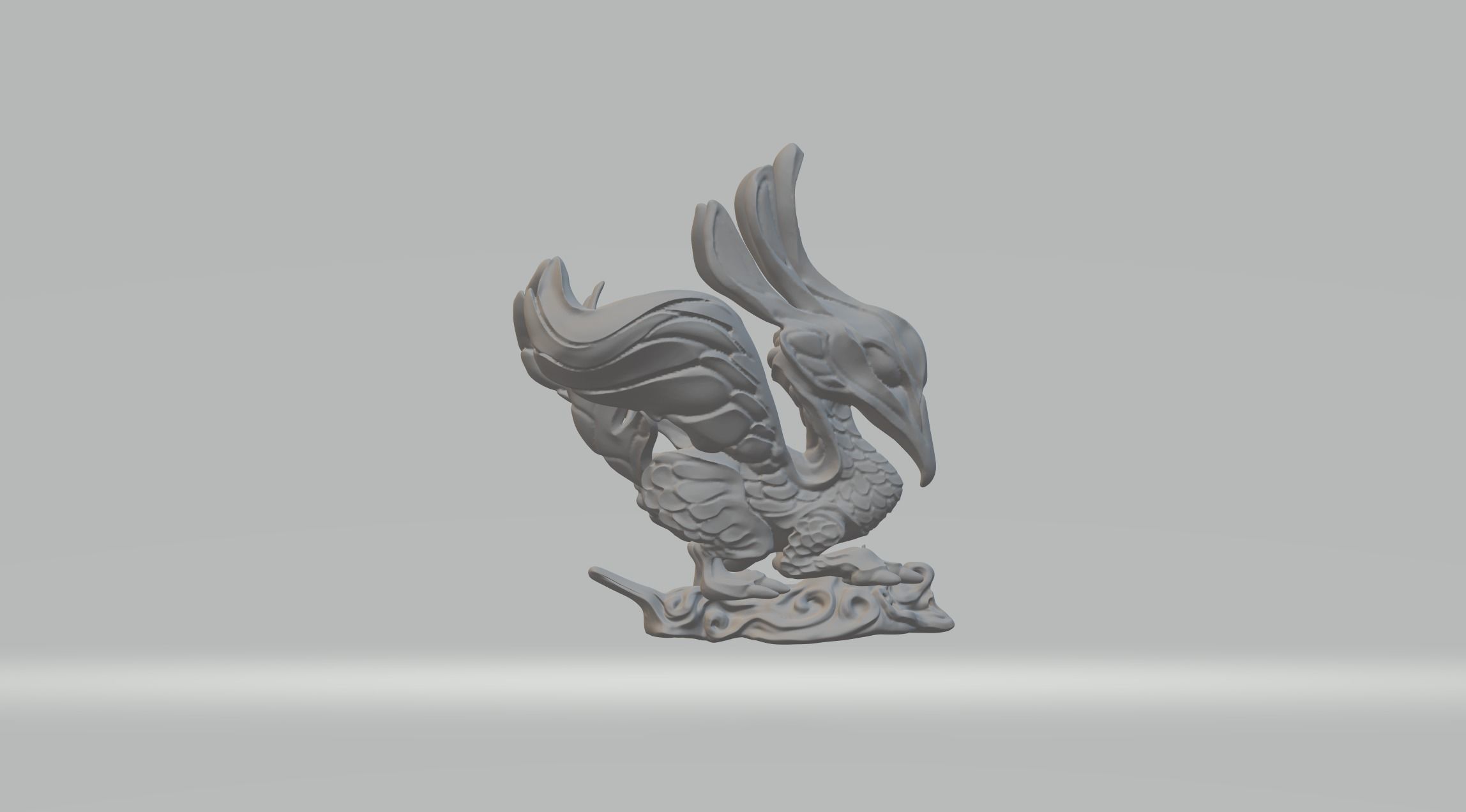 Phoenix Bird Mythology 3D print model_2