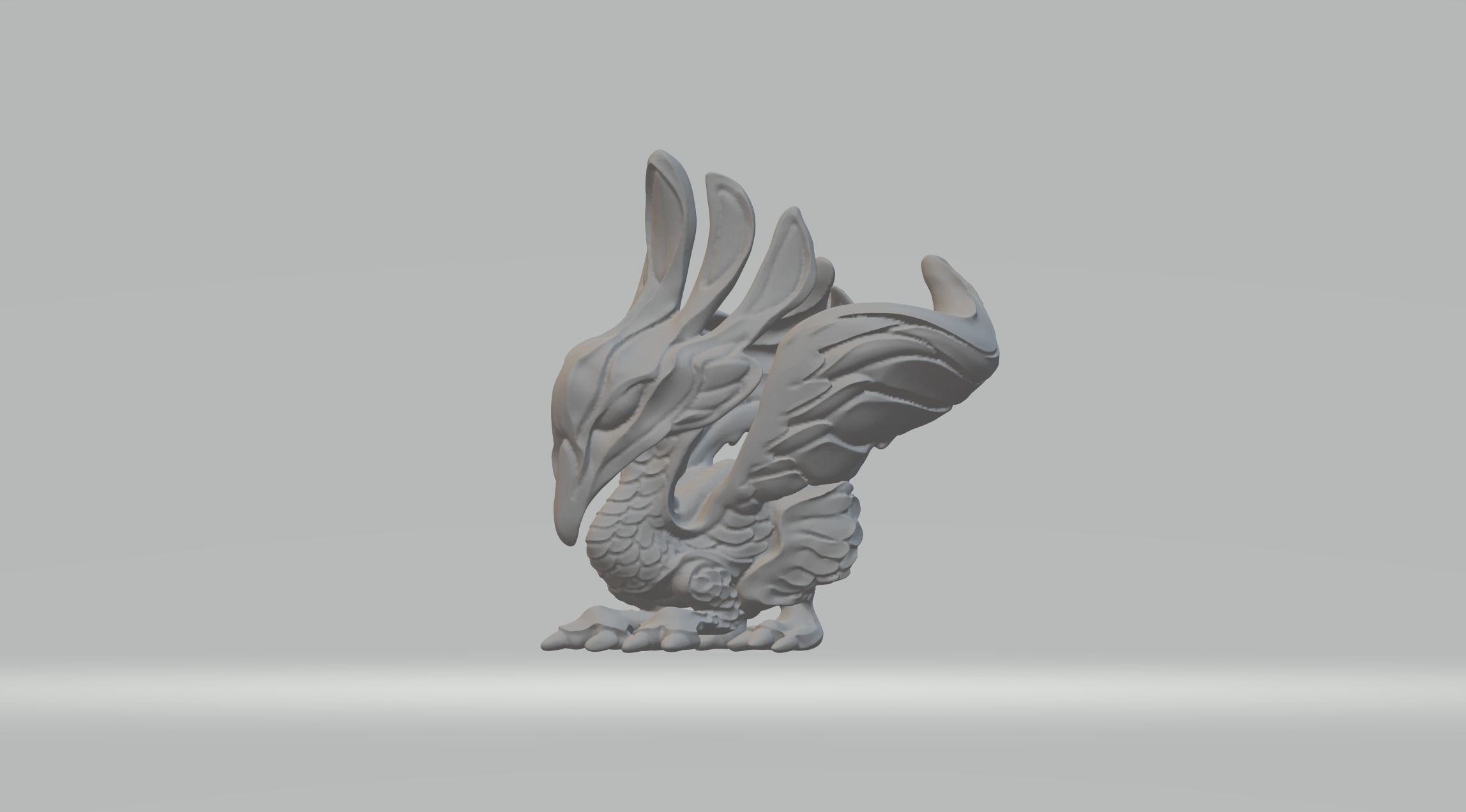 Phoenix Bird Mythology 3D print model_4