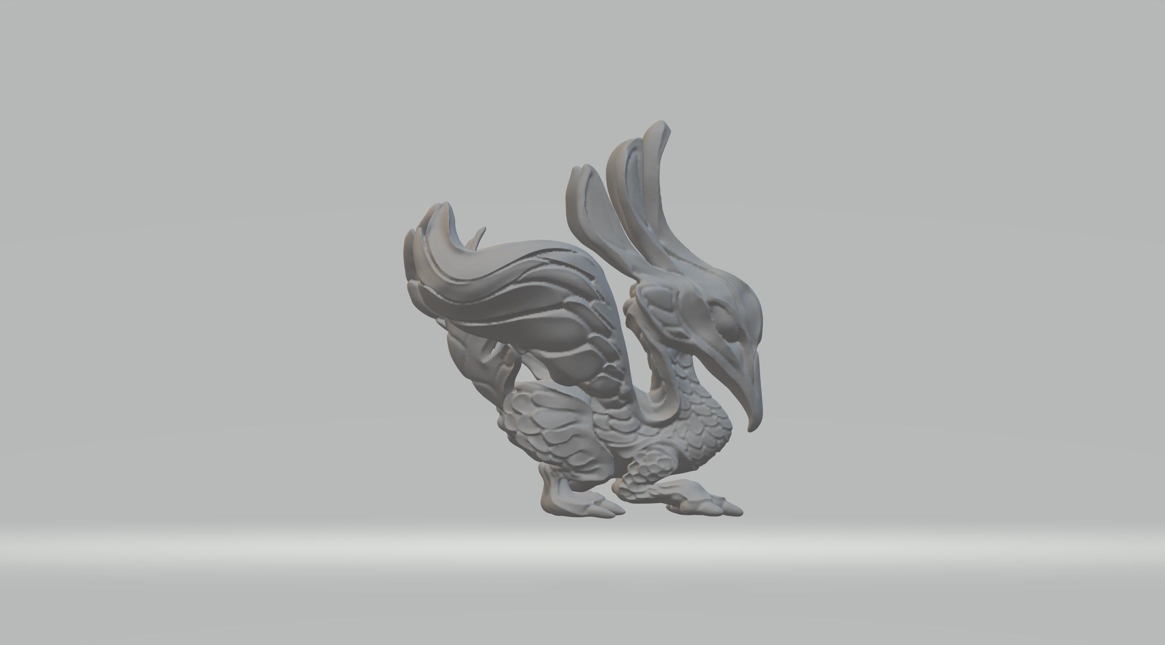 Phoenix Bird Mythology 3D print model_1