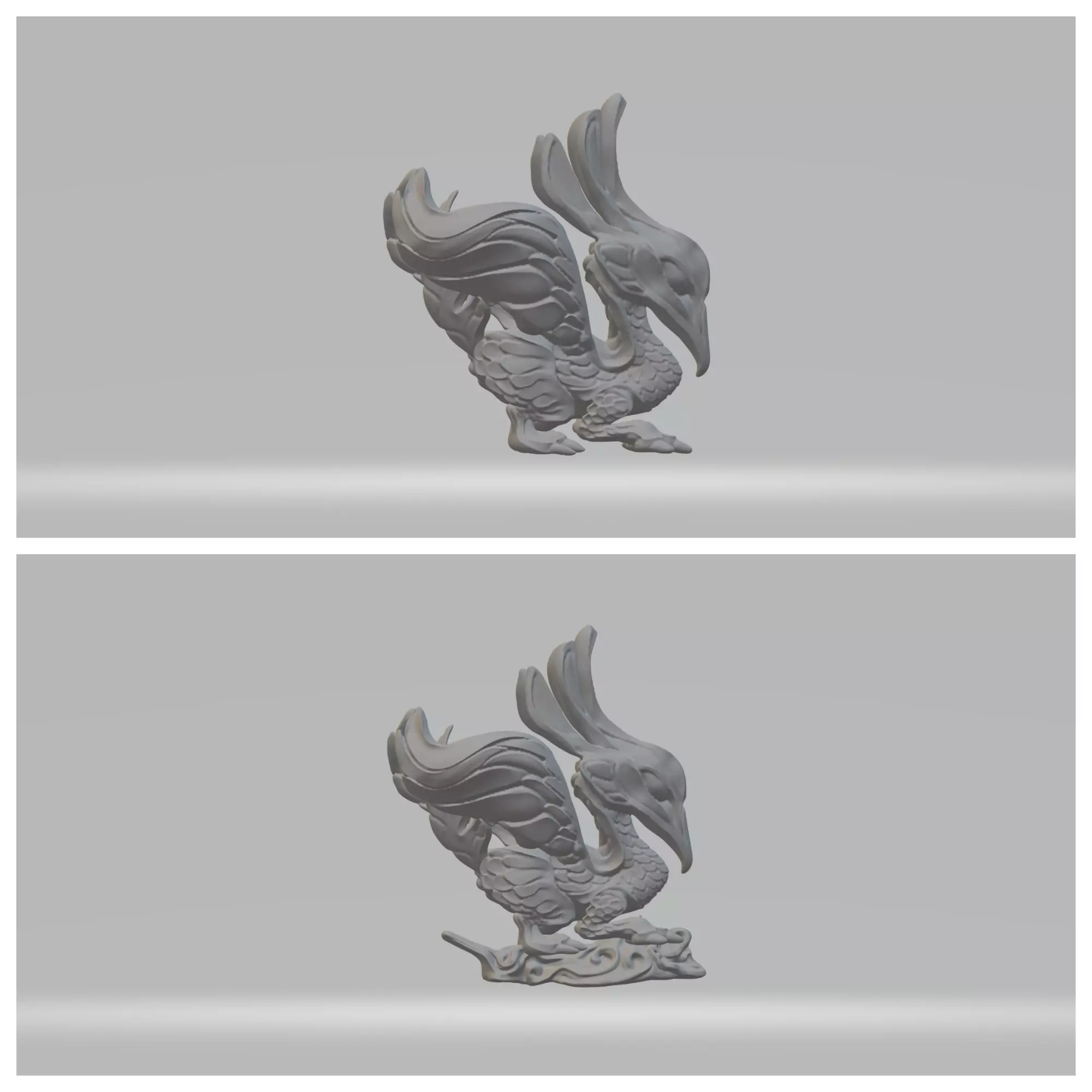 Phoenix Bird Mythology 3D print model_0