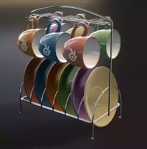 Gift set of ceramic tea cups