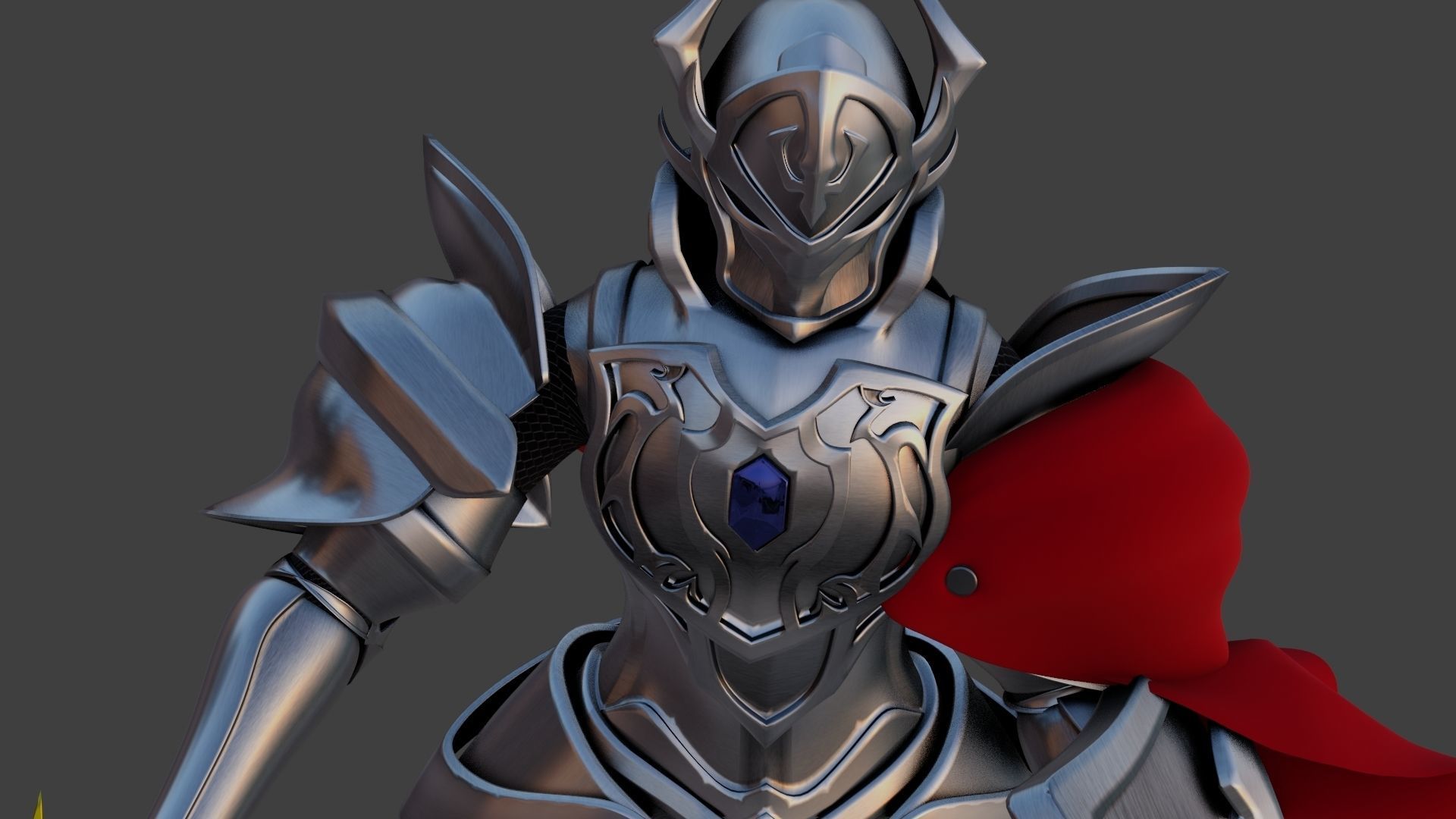 3D model Lord Touch Me Overlord For Anime animation VR / AR / low-poly ...