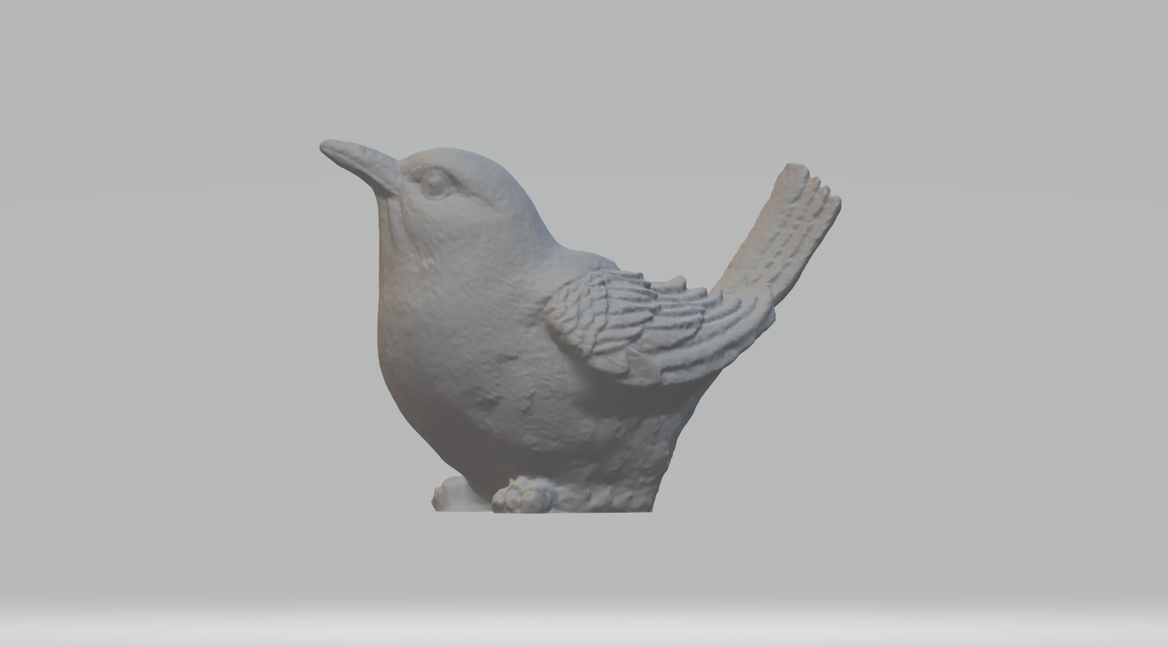 Bird Magpie 3D Model 3D print model_2