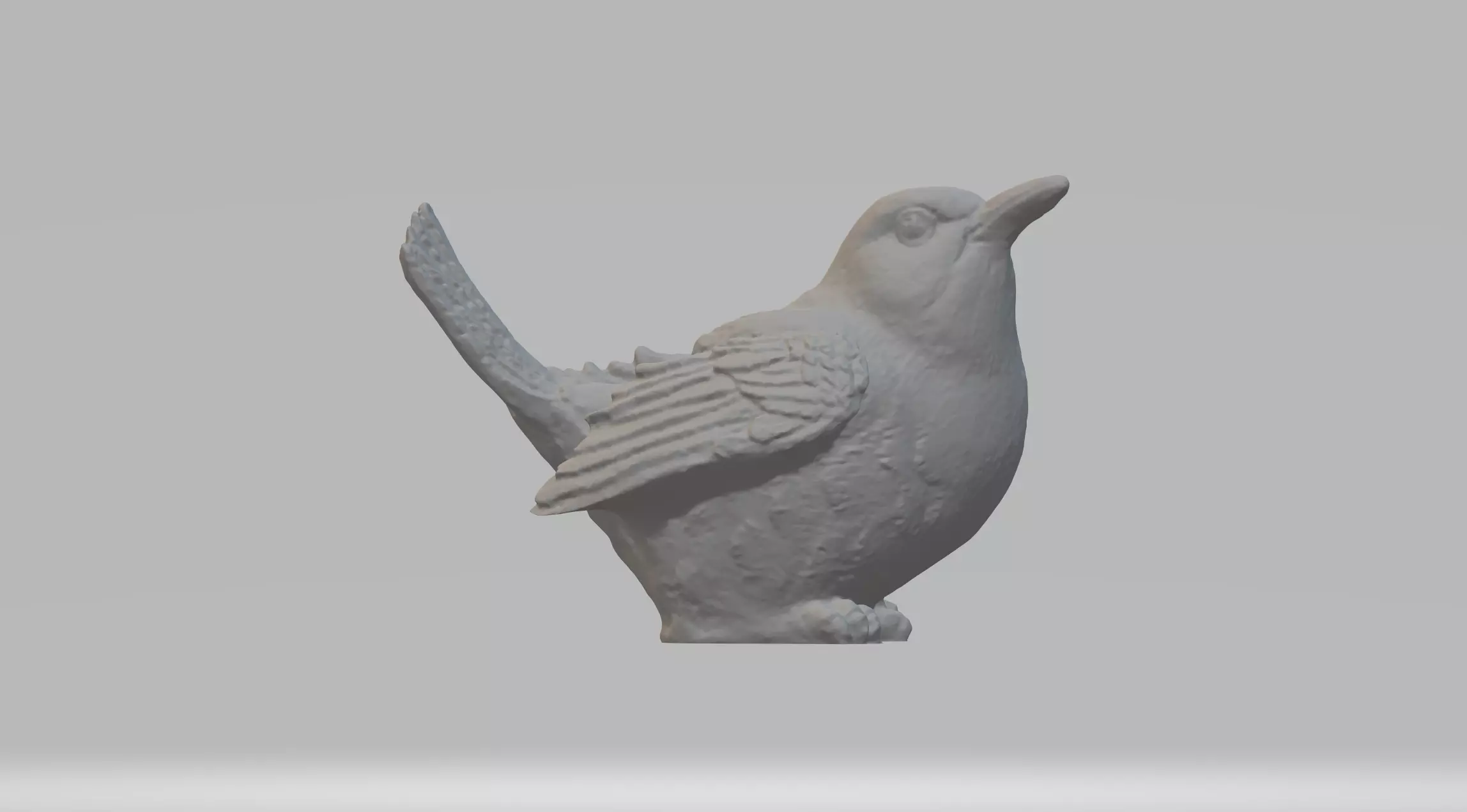 Bird Magpie 3D Model 3D print model_0