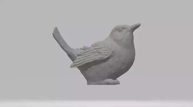 Bird Magpie 3D Model 3D print model