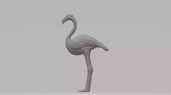 Flamingo 3D Model Free 3D print model