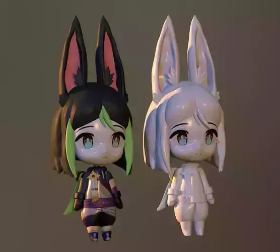 Chibi Tighnari - Genshin impact 3D print model