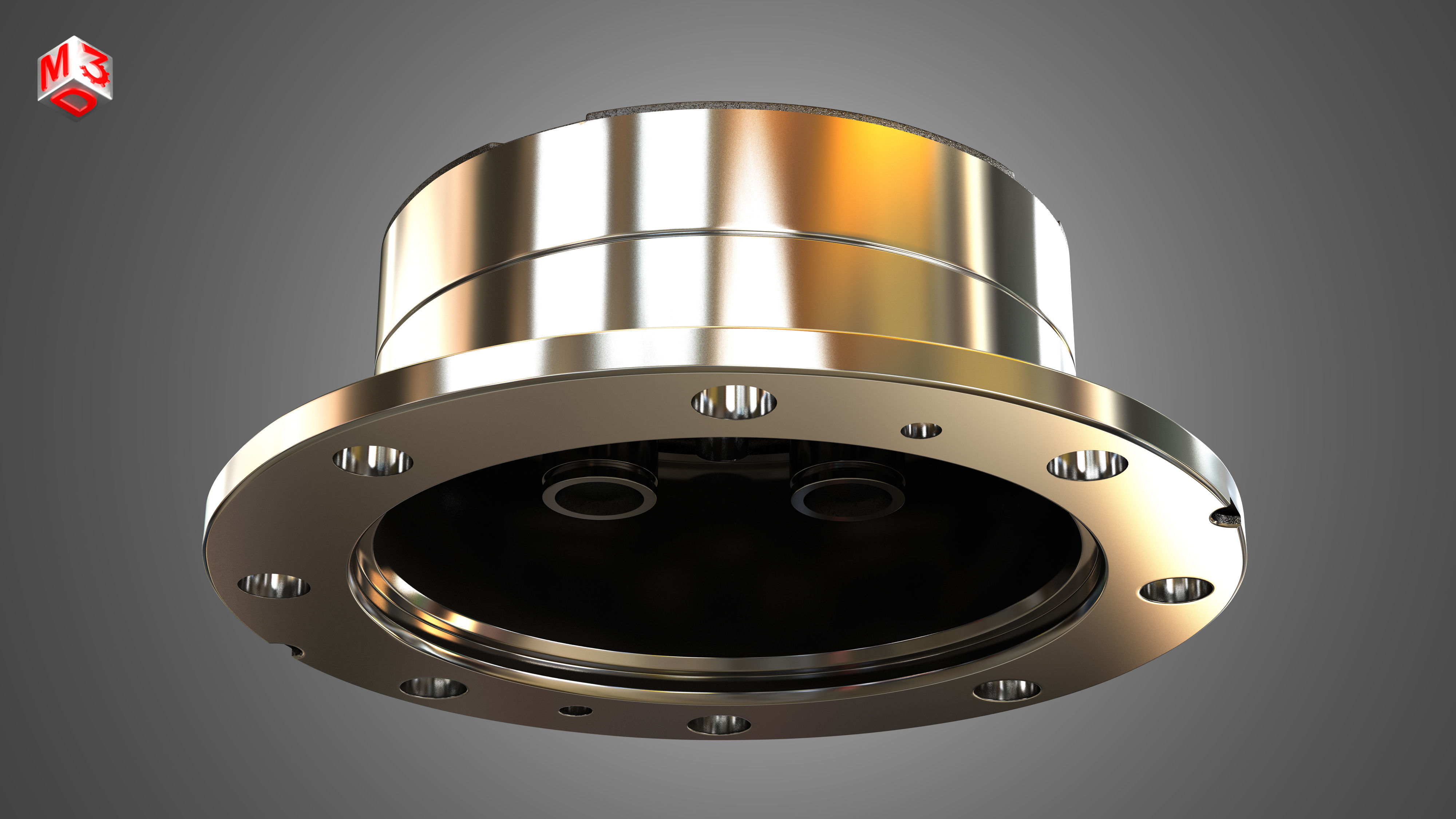 Planetary Gear Carrier 3D model_9