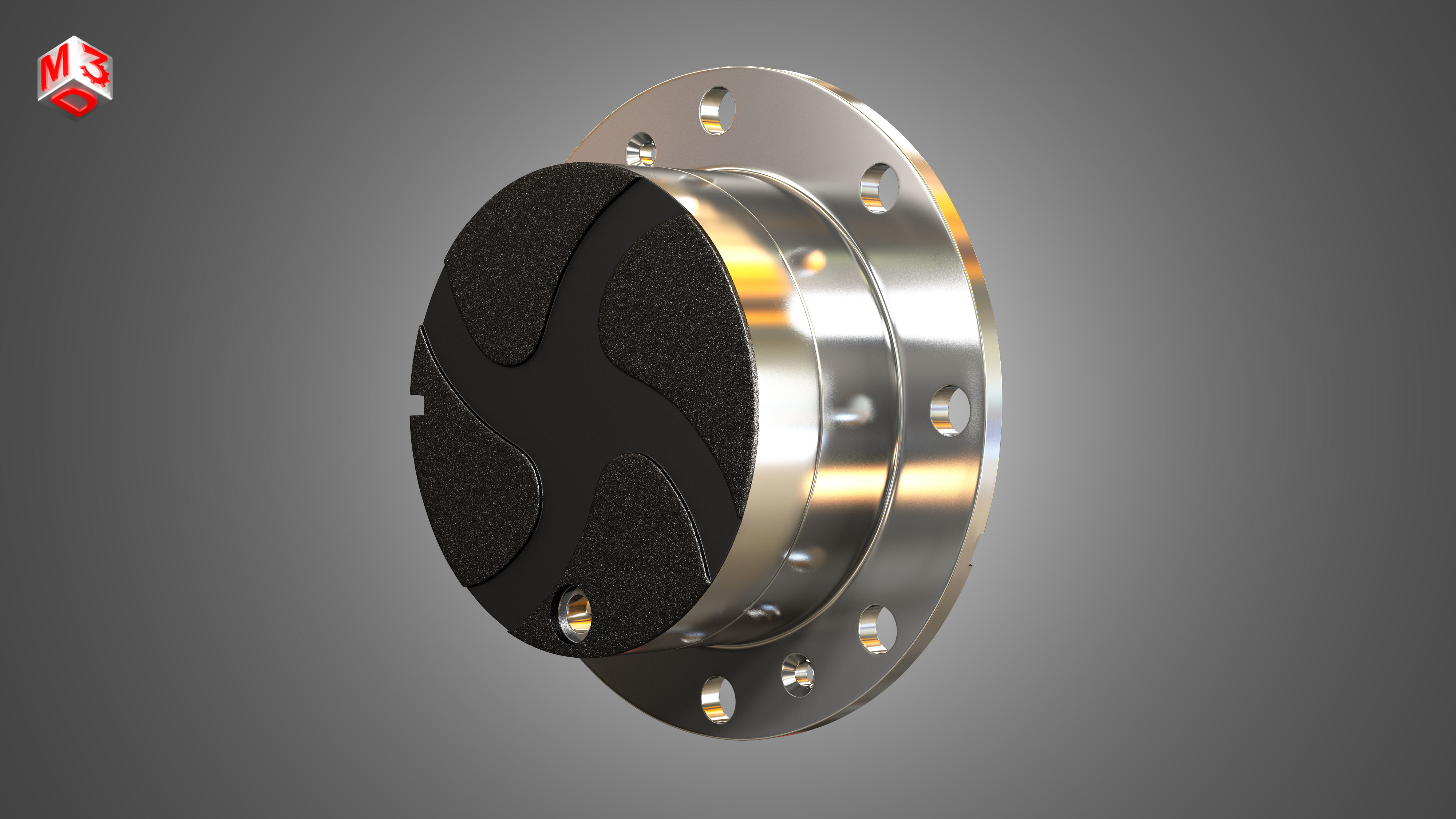 Planetary Gear Carrier 3D model_1