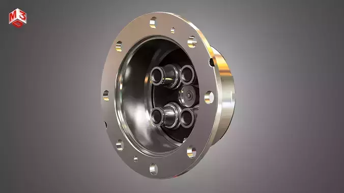 Planetary Gear Carrier 3D model