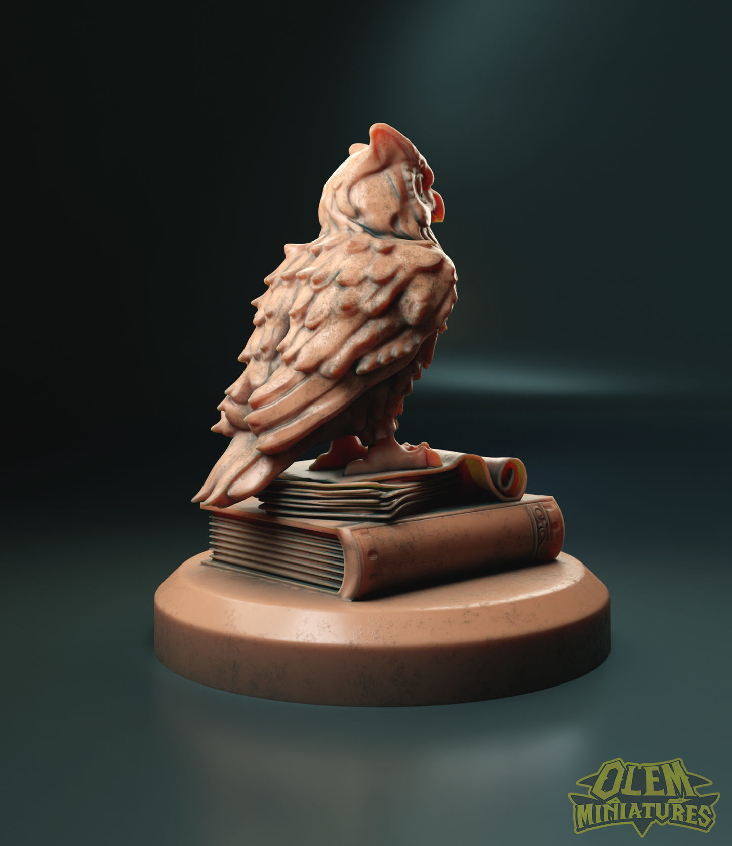 Owl dungeon guard 3D print model_3