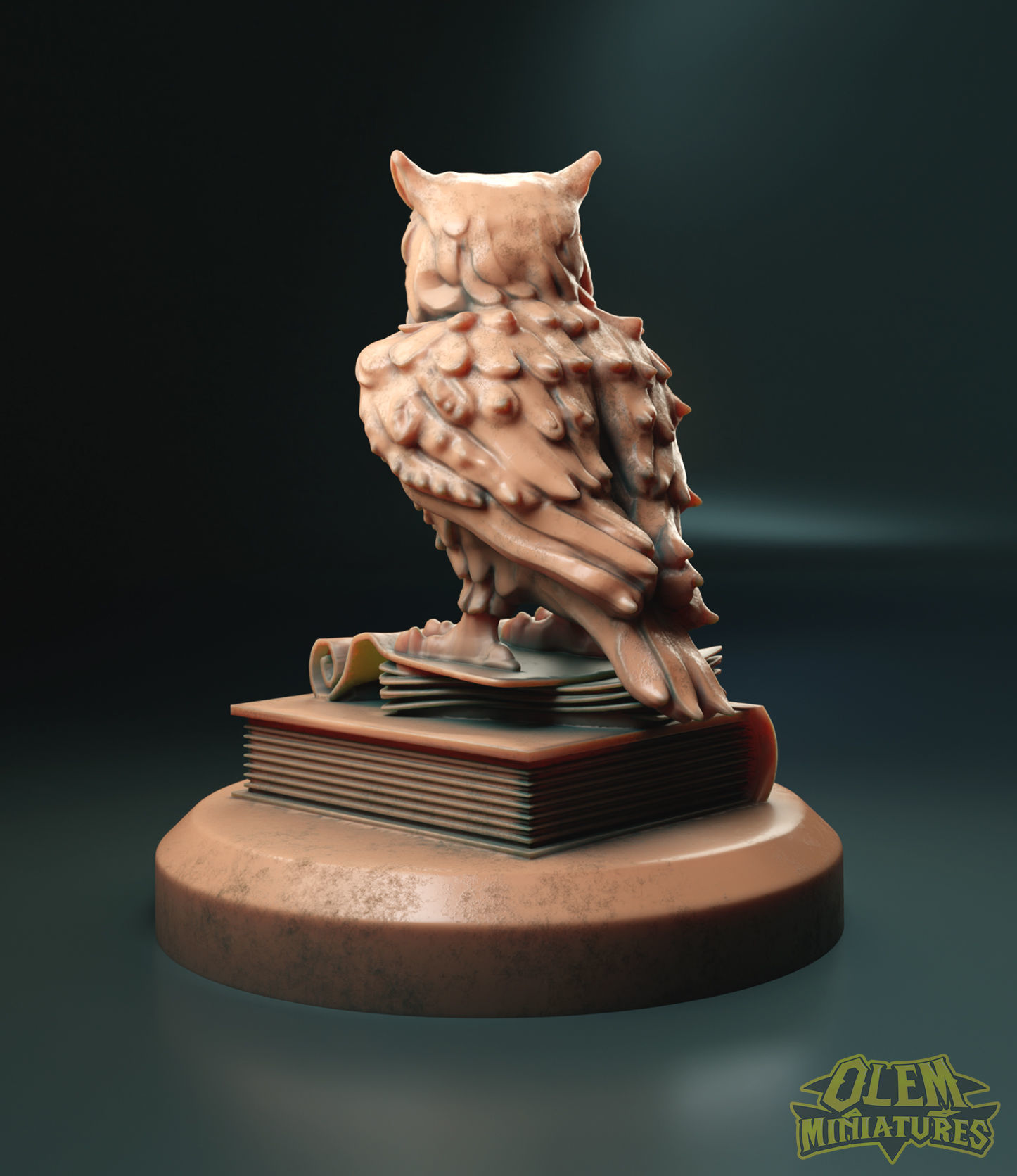 Owl dungeon guard 3D print model_1